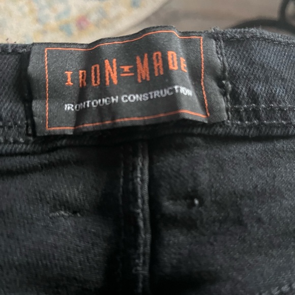 Iron Made Men’s Utility Black Pants. NWT w/Tag Size Defect. Actual Size 42x31 - Picture 5 of 7